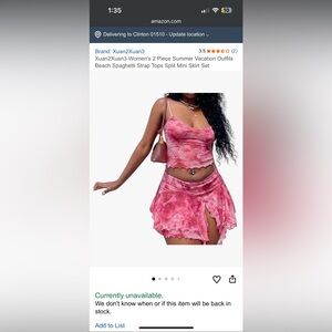 Amazon Mesh Skirt Set